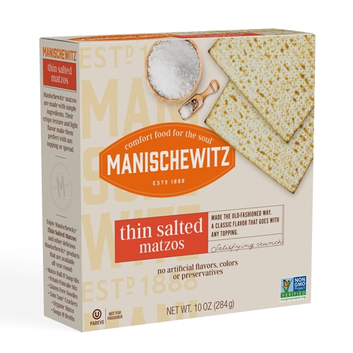 Manischewitz Thin Salted Matzos -- 10 oz