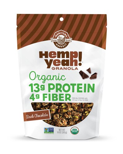 Manitoba Harvest Hemp Yeah! Granola Dark Chocolate -- 10 oz