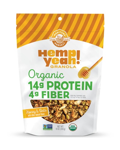 Manitoba Harvest Hemp Yeah! Granola Honey & Oats -- 10 oz