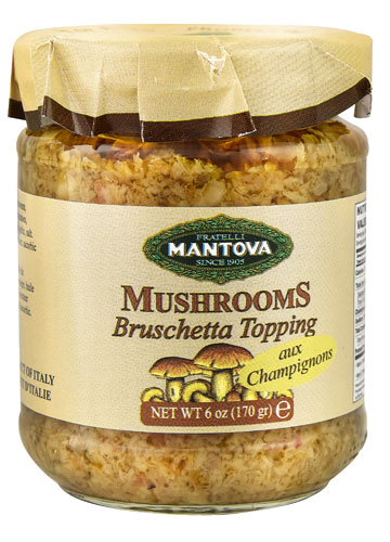 Mantova Mushroom Bruschetta Topping -- 6 oz