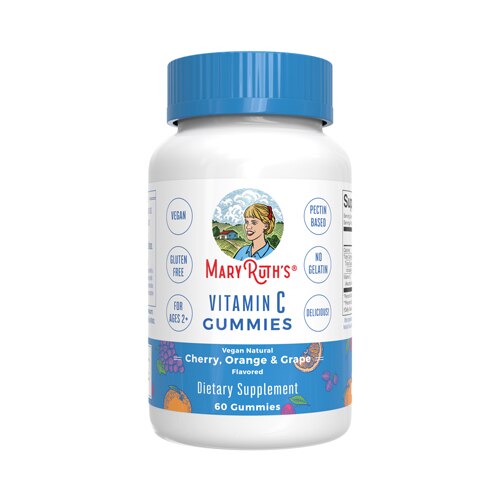 MaryRuth's Organics Vitamin C Gummies Cherry Orange and Grape -- 60 Gummies