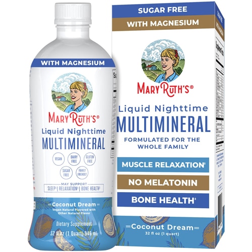 MaryRuth's Nighttime Multimineral Liquid Coconut