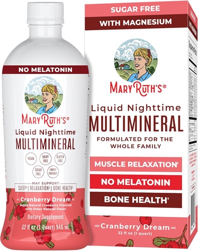 MaryRuth's Nighttime Multimineral Liquid Cranberry Dream