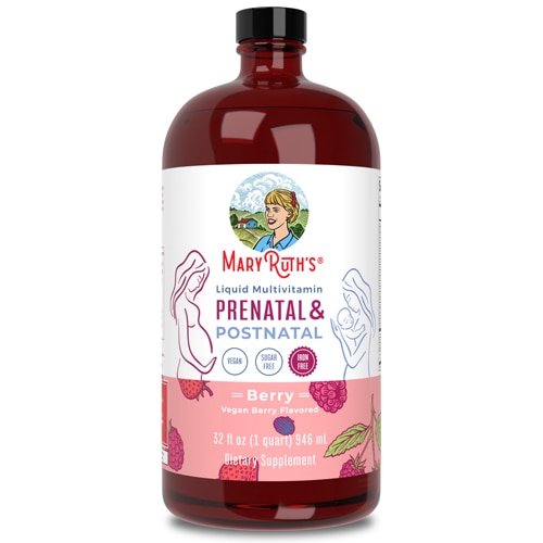 MaryRuth's Prenatal & Postnatal Liquid Multivitamin Berry