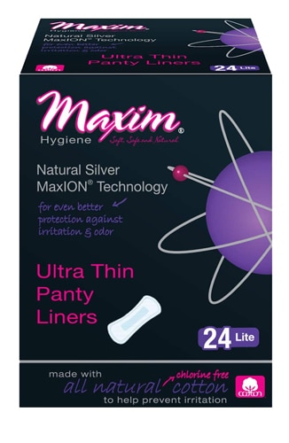 Maxim MaxION Natural Silver Panty Liners