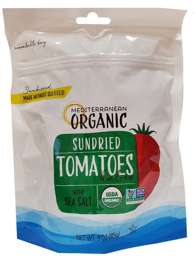 Mediterranean Organic Sundried Tomatoes Halves -- 3 oz