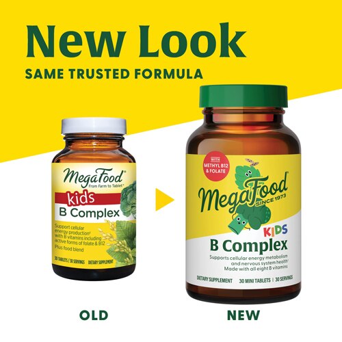 MegaFood Kid's B Complex with Vitamin B12 & Vitamin B6 -- 30 Tablets