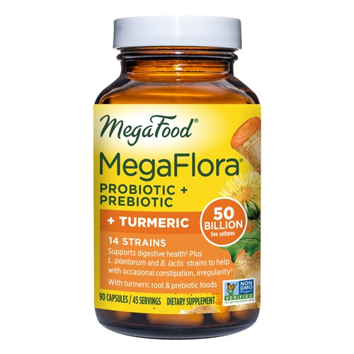MegaFood MegaFlora Probiotic with Turmeric
