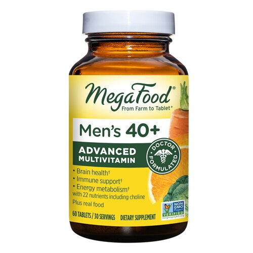 MegaFood Men's 40+ Advanced Multivitamin