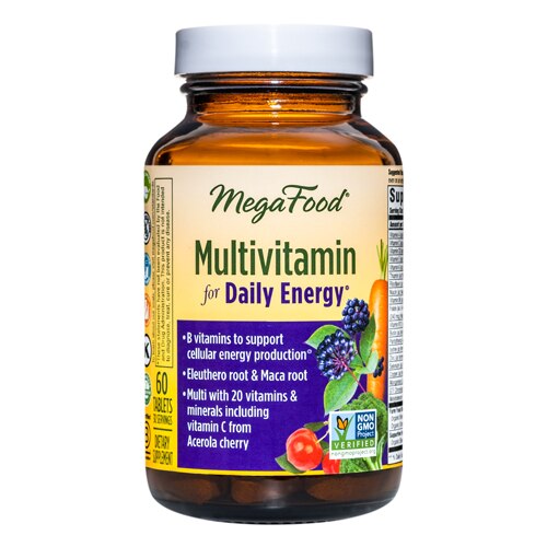 MegaFood Multivitamin for Daily Energy -- 60 Tablets