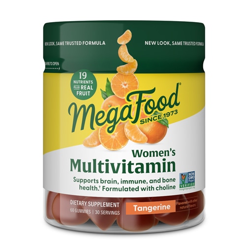 MegaFood Multivitamin for Women - Gummy Vitamins Tangerine