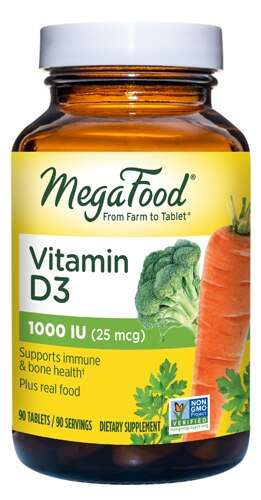 Megafood Vitamin D3 1000 Iu 90 Tablets