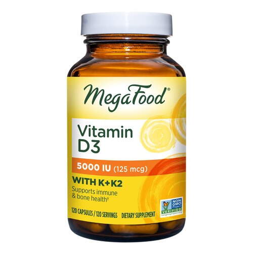 MegaFood Vitamin D3 Plus K & K2