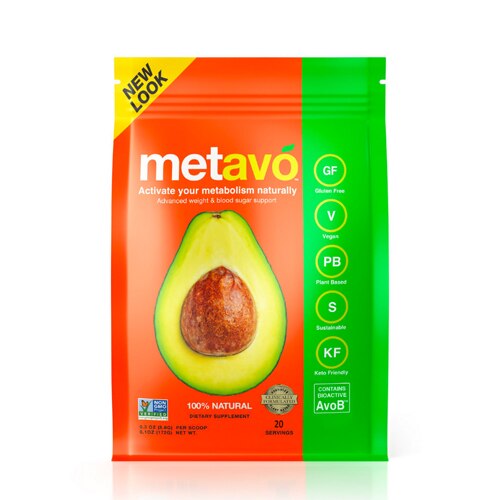 Metavo Metabolism Support Powder - Plant-Based -- 6.1 oz
