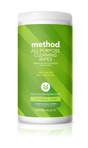 Method All Purpose Cleaning Wipes - Lime and Sea Salt -- 70 Wipes