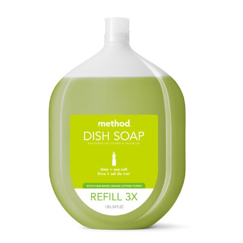 Method Dish Soap Refill - Lime and Sea Salt -- 54 fl oz
