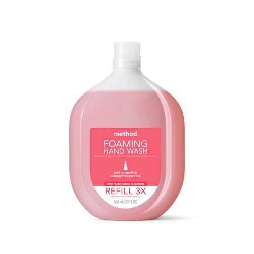 Method Foaming Hand Wash Refill - Pink Grapefruit -- 28 fl oz