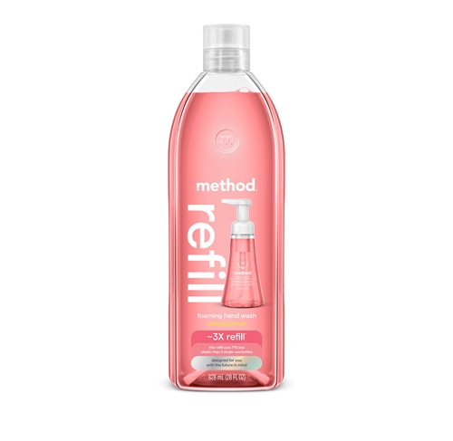 Method Foaming Hand Wash Refill Pink Grapefruit