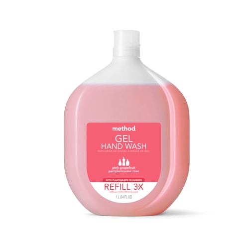 Method Gel Hand Wash Refill - Pink Grapefruit -- 34 fl oz