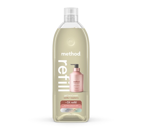 Method Gel Hand Wash Refill - Vanilla + Raspberry