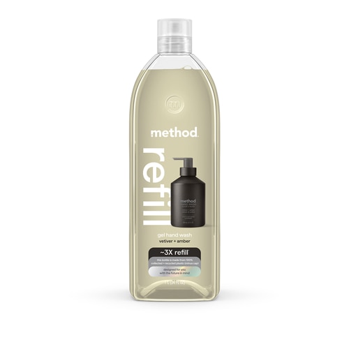 Method Gel Hand Wash Refill - Vetiver + Amber