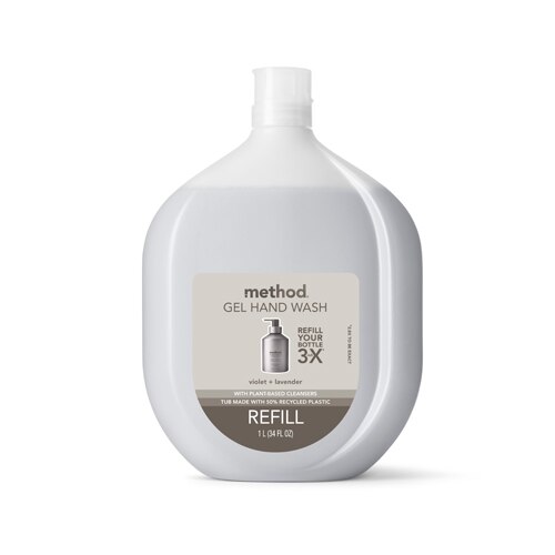 Method Gel Hand Wash Refill - Violet + Lavender -- 34 fl oz