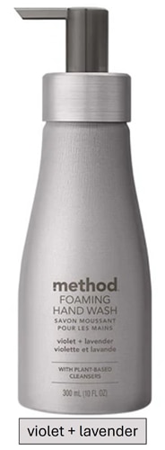 Method Premium Foaming Hand Wash Soap - Violet + Lavender