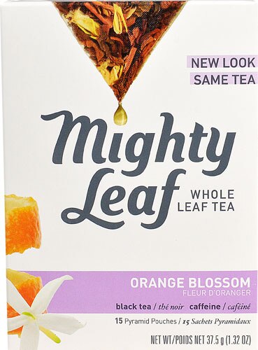 Mighty Leaf Whole Leaf Black Tea Pouches Orange Blossom -- 15 Tea Bags