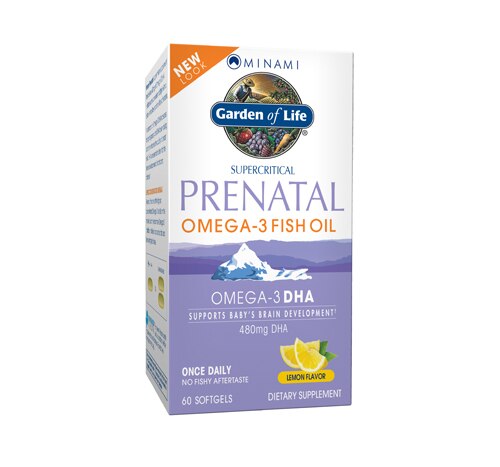 Minami Nutrition Prenatal Omega-3 Fish Oil Lemon -- 60 Softgels