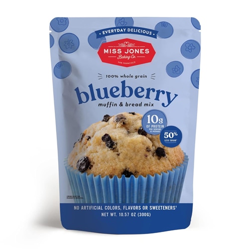 Miss Jones Muffin & Bread Mix Blueberry -- 10.57 oz