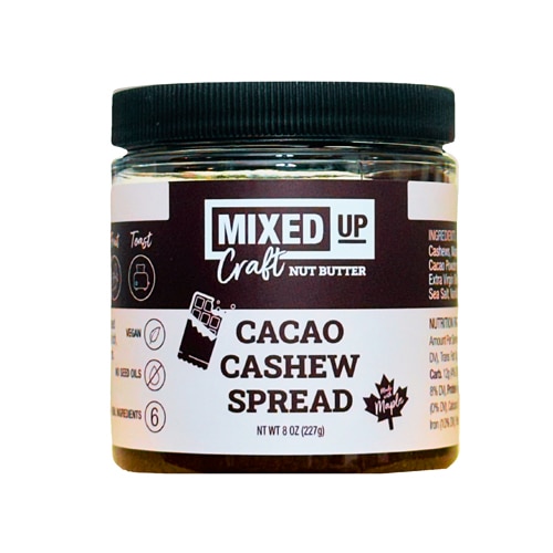 Mixed Up Foods Vegan Gluten Free Cacao Cashew Spread