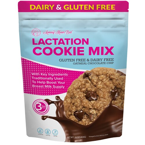 Mommy Knows Best Lactation Cookie Mix Gluten And Dairy Free Oatmeal Chocolate Chip
