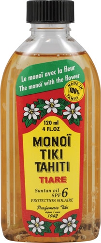 Monoi Tiare Tahiti Tiare Coconut Suntan Oil SPF 6