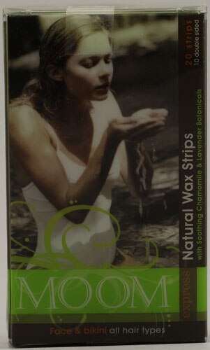 Moom Natural Wax Strips With Soothing Chamomile And Lavender