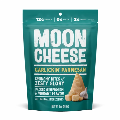 Moon Cheese Cheese Snacks Garlickin' Parmesan -- 2 oz