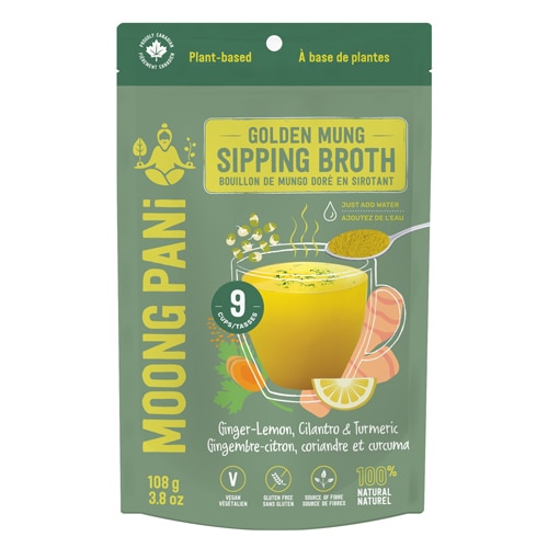 Moong Pani Vegan Gluten Free Golden Mung Broth Ginger