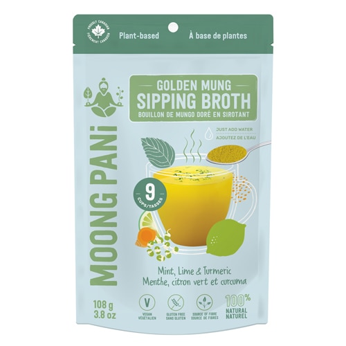 Moong Pani Vegan Gluten Free Golden Mung Broth Mint Lime
