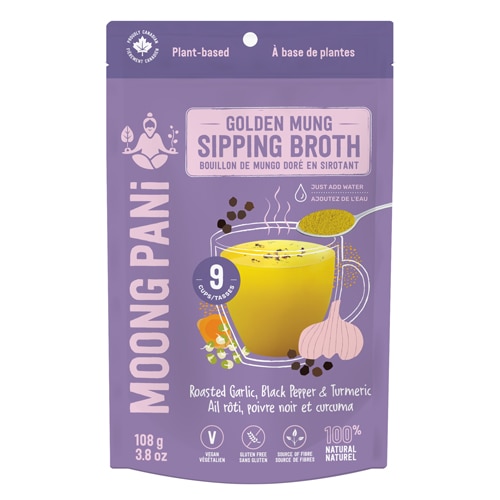 Moong Pani Vegan Gluten Free Golden Mung Broth Roasted Garlic