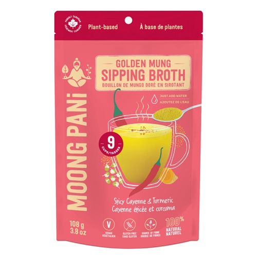 Moong Pani Vegan Gluten Free Golden Mung Broth Spicy Cayenne