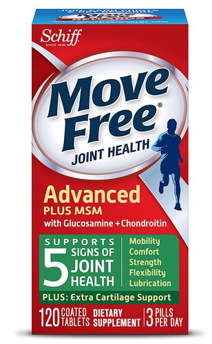 Move Free Move Free Advanced Coated Tablets Joint Health + MSM -- 120 Tablets