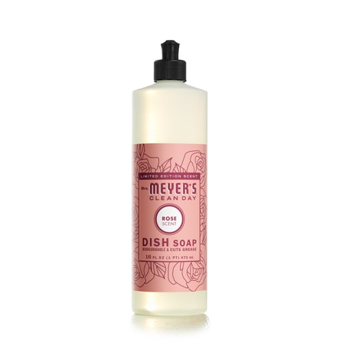 Mrs. Meyer's Clean Day Liquid Dish Soap Spring Rose