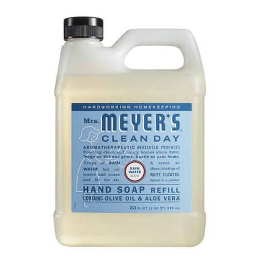 Mrs. Meyer's Clean Day Liquid Hand Soap Refill Rainwater -- 33 fl oz