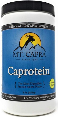 Mt. Capra Products Caprotein Premium Goat-Milk Protein Natural Vanilla -- 1 lb