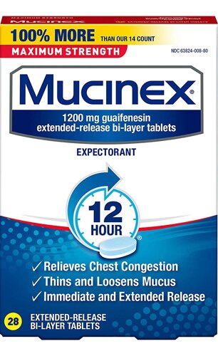 Mucinex Maximum Strength 12 Hour Expectorant