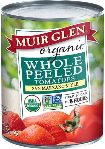 Muir Glen Organic Whole Peeled Tomatoes San Marzano Style -- 28 oz