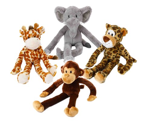 Multipet Cuddle Buddies Swingin' Safari Plush