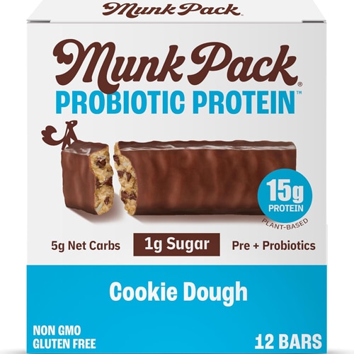 Munk Pack Protein Probiotics Bar Cookie Dough