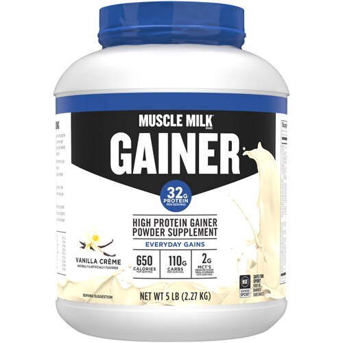 Muscle Milk High Protein Gainer Powder Vanilla Creme