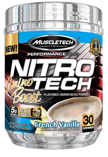 MuscleTech Nitro-Tech™ Amino Boost Performance Series French Vanilla -- 30 Servings