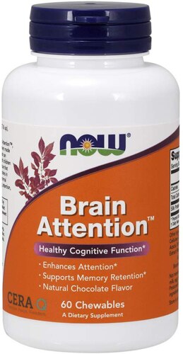 NOW Brain Attention™ Natural Chocolate